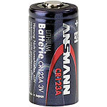 Ansmann Foto-Lithium-Batterie CR123A, 3 V, im 2er-Sparpack Ansmann Photo Lithium Batterien Typ CR123A