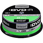 Intenso DVD-R 4.7GB 16x printable, 25er-Spindel Intenso DVD-Rohlinge