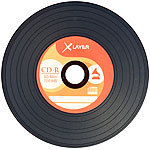 Vinyl-Look CD-R 700MB/80Min 52x, 100er-Spindel CD-Rohlinge