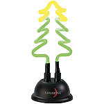 Lunartec USB-Neon-Motivleuchte "Weihnachtsbaum", 16,5 cm hoch Lunartec