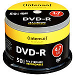 Intenso 2er-Set DVD-R 4.7GB 16x mit je 50 Rohlingen Intenso DVD-Rohlinge