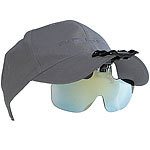 Speeron Ansteck-Sonnenbrille für Baseball-Caps, ideal für Brillenträger Speeron Ansteck-Sonnenbrillenfür Baseball-Caps