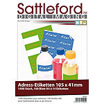 Sattleford 1400 Adress-Etiketten 105x41 mm Universal für Laser/Inkjet Sattleford Drucker-Etiketten