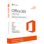Microsoft Office 365 Home Abonnement (5 Benutzer, ProductKeyCard) Microsoft Office-Pakete (PC-Softwares)
