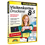 Markt + Technik Visitenkarten-Druckerei 8.5 Gold Edition Markt + Technik Druckvorlagen & -Softwares (PC-Softwares)