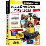 Markt + Technik Das große Druckereipaket 2025 - Gold Edition Markt + Technik Druckvorlagen & -Softwares (PC-Softwares)