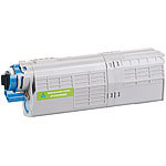 iColor Kompatible Toner-Kartusche für OKI 46490607, cyan (blau) iColor Rebuilt-Toner-Cartridges für OKI-Laserdrucker