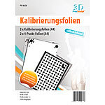 FreeSculpt Kalibrierungsfolien/4-Punkt, A4, selbstklebend, für TriScatch-Software FreeSculpt 3D-Drucker