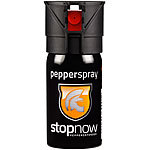 stopnow pepperdefender, Pfefferspray mit Sprühstrahl, 40 ml Verteidigungssprays Pfeffer