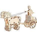 Wooden City Kinetisches 3D-Holzpuzzle "Römischer Streitwagen" 3D-Holz-Puzzles