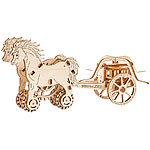 Wooden City Kinetisches 3D-Holzpuzzle "Da Vinci Streitwagen" 3D-Holz-Puzzles