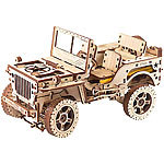 Wooden City Kinetisches 3D-Holzpuzzle "Jeep 4x4", ohne Klebstoff 3D-Holz-Puzzles