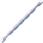 Müller Licht Dimmbare Halogenstab-Lampe, R7s, 230 W, 4.650 lm, warmweiß, 2900 K Müller Licht Halogen-Lampen R7S (warmweiß)