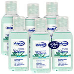 dulgon 6er-Set antibakterielle Handgels "Aloe Vera", je 50 ml, auslaufsicher dulgon Hand-Desinfektions-Gels