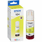 Epson Original-Nachfüll-Tinte C13T00P440, yellow (gelb), 104-Serie, 65 ml Epson Original-Epson-Nachfülltinten
