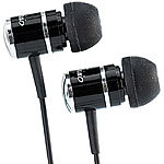 auvisio Stereo-Ohrhörer "Crystal Clear" mit Freisprecher für iPhone auvisio In-Ear-Stereo-Headsets