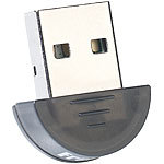 FreeTec Ultra-kompakter USB-Dongle mit Bluetooth-2.0, Klasse II, EDR+CSR, 10 m FreeTec Bluetooth USB-Dongles