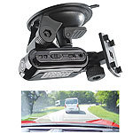 Somikon DVR-Cockpitkamera "MDV-2700.VGA" mit Navihalterung Somikon Dashcams