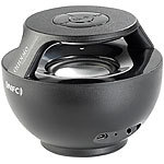 auvisio Lautsprecher MSS-560.bt3 mit Bluetooth, Akku, Freisprecher & NFC, 5W auvisio Mini-Reiselautsprecher mit Bluetooth