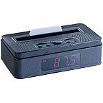 auvisio Radio MPS-630.bt mit Bluetooth, Wecker, MP3-Player und AUX, 10 Watt auvisio Lautsprecher mit FM-Radios und Bluetooth