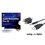 Q-Sonic Audio-Digitalisierer & MP3-Recorder mit Restaurator-Software Q-Sonic Audio-Digitalisierer