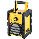 auvisio Baustellen- & Outdoor-Radio & -Lautsprecher DOR-108, 8 Watt auvisio Outdoor- & Baustellen-Radios
