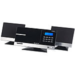 auvisio HiFi-Stereoanlage m. Bluetooth, CD, USB, FM, Wecker(Versandrückläufer) auvisio HiFi-Stereoanlagen, vertikal, mit CD- & MP3-Player