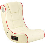 Mod-it 2.1-Soundsessel mit Vibration für Gaming & Film, Bluetooth, cremeweiß Mod-it Soundsessel