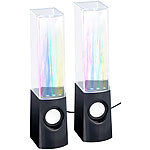auvisio Wasserspiel-Lautsprecher mit bunten Lichteffekten MSS-11.Y, 15 Watt auvisio Wasserspiel-Lautsprecher