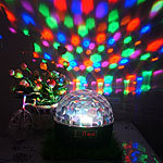 auvisio Mobile BT-Stereo Disco-Kugel Lautsprecher, 4 Akkus, 2.000 mAh, 20 W auvisio Lautsprecher mit Discokugeln und Bluetooth