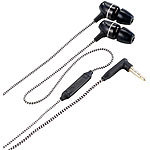 auvisio Ohrhörer 'High Quality Bass' mit Kabelfernbedienung & IST-Technologie auvisio In-Ear-Stero-Headsets