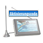 Portally-TV Aktivierungscode für Aufnahmefunktion PX-1506 Portally-TV Portabler DVB-T Player