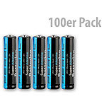 PEARL Sparpack Alkaline-Batterien Micro 1,5V Typ AAA, 100 Stück PEARL Alkaline-Batterien Micro (AAA)