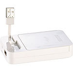 revolt Handliche USB-Powerbank mit Akku- und Batteriebetrieb revolt USB-Batterie-Powerbanks
