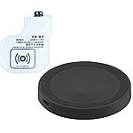 Callstel Induktions-Ladeset Qi-kompatibel + Receiver-Pad für Samsung Galaxy S4 Callstel Qi-kompatible Induktions-Ladestationen mit Receiver-Pads