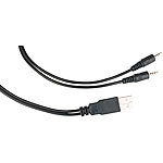 simvalley communications USB-Doppel-Ladekabel für Walkie-Talkie-Set WT-710, 80 cm simvalley communications Walkie-Talkies