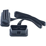 Lescars OBD2-Verlängerungskabel, flach, 50 cm Lescars OBD2-Diagnosegeräte