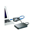 revolt USB-3.0-Hub mit 3 Ports und Multi-Kartenleser für SD, microSD, MS & M2 revolt USB 3.0 Hubs mit Card-Readern