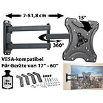 General Office Schwenkbare TV/Monitor-Wandhalterung, 43-153 cm (17"-60"), bis 35 kg General Office Schwenkbare TV-Wandhalterungen