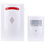 VisorTech Funk-Alarmsirene mit Bewegungssensor, 115 dB, 120 m Reichweite VisorTech Funk-Alarmsirenen mit Bewegungsmelder