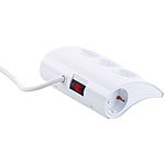 revolt 5-fach-Tisch-Steckdosenleiste mit 2 USB-Ports, Versandrückläufer revolt Tisch-Steckdosenleisten mit USB