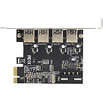 Xystec Interner PCIe-USB-3.0-Controller mit 4 SuperSpeed-Ports, bis 5 Gbit/s Xystec Interne USB-3.0-Controller (PCIe)