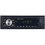 PEARL MP3-Autoradio mit Bluetooth, Freisprech-Funktion, USB & SD, 4x 45 Watt PEARL Bluetooth-Autoradios (1-DIN)