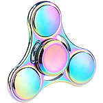 newgen medicals 3-seitiger Metall-Hand-Spinner mit hochwertigem R188-Kugellager, bunt newgen medicals Metall-Hand-Spinner