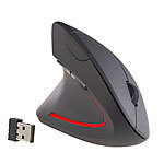 GeneralKeys Optische Vertikal-Funkmaus für Linkshänder, 1.600 dpi, 2,4 GHz GeneralKeys Ergonomische Funk-Mäuse