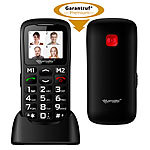 simvalley MOBILE Komfort-Handy mit Bluetooth und Garantruf Premium, Fotokontakte simvalley MOBILE Notruf-Handys mit Bluetooth und MP3-Player