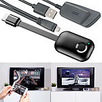 TVPeCee WLAN-HDMI-Stick mit Dual Band, für Miracast, AirPlay und DLNA, bis 4K TVPeCee Streaming-Empfänger für Miracast, DLNA & AirPlay