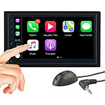 Creasono 2-DIN-Autoradio mit Freisprechfunktion, Versandrückläufer Creasono 2-DIN-MP3-Autoradios, kompatibel mit Apple CarPlay