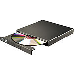 Xystec Externes DVD- & CD-ROM-Laufwerk 8/24x, Super-Slim, USB 2.0 Xystec Externe CD- & DVD-Laufwerke