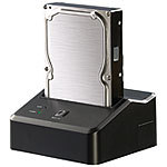 Xystec USB-3.0-Dockingstation DSU-3200 Duo für 2,5"- & 3,5"-SATA-HDDs Xystec Festplatten Dockingstations